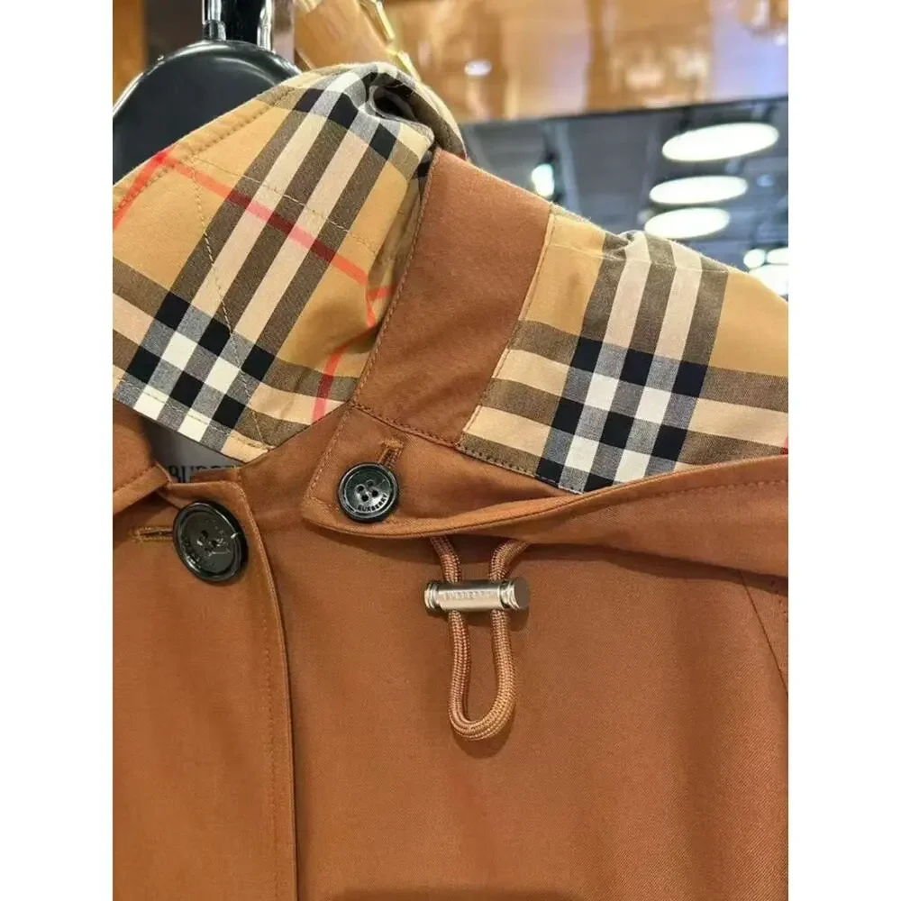 Burberry Women’s Hooded Single-Breasted Coat with hood New US4 - Picture 6 of 14